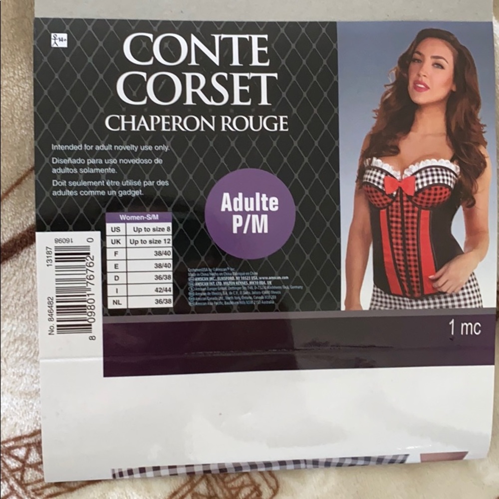 Red Riding Hood Corset - Picture 4 of 4